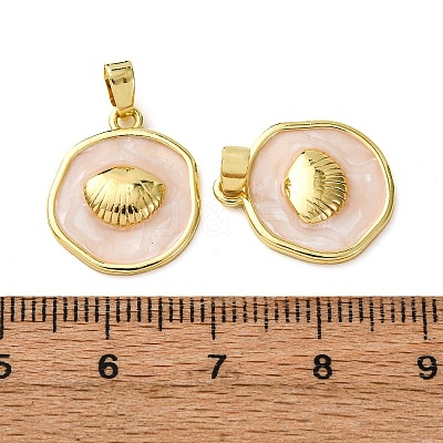 Brass Enamel Pendants KK-F911-01C-G03-1