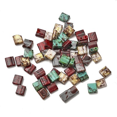 2-Hole Opaque Glass Seed Beads SEED-S023-30C-29-1