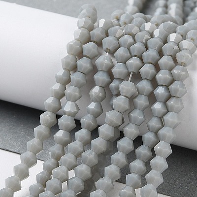 Opaque Solid Color Imitation Jade Glass Beads Strands LS-GLAA-F029-P4mm-14-1