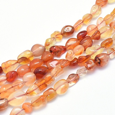 Natural Carnelian Beads Strands G-G765-52-1