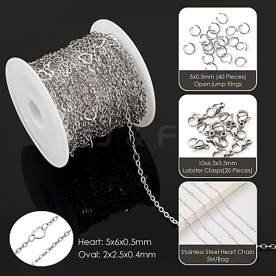 DIY Chain Bracelet Necklace Making Kit DIY-TA0005-87-1