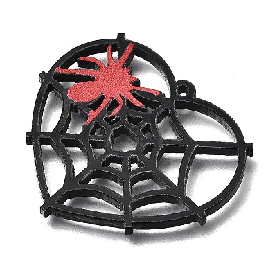 Halloween Themes Opaque Printed Acrylic Pendants OACR-P033-02-1