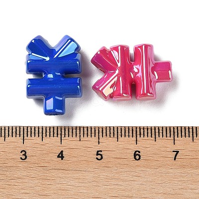UV Plating Acrylic Beads MACR-D029-11-1