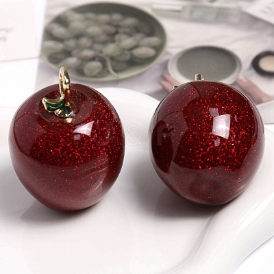 Alloy Resin Big Pendants RESI-S022-01B-1