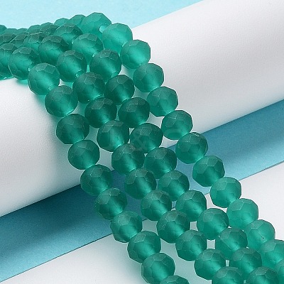 Transparent Glass Beads Strands EGLA-A044-T1mm-MD18-1