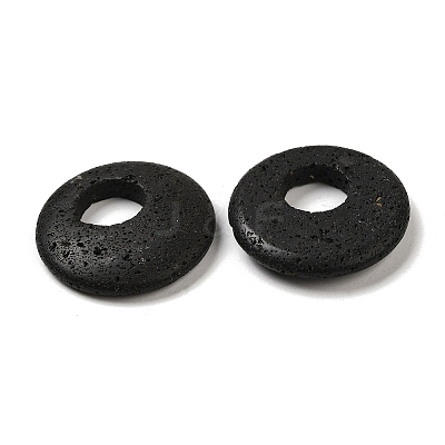 Natural Lava Rock Pendants G-T122-76R-1