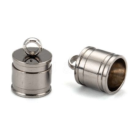 Tarnish Resistant 304 Stainless Steel Cord Ends X-STAS-E020-2-1