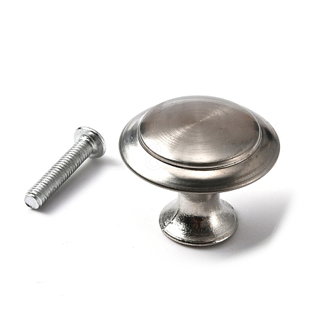 201 Stainless Steel Cabinet Door Knobs STAS-WH0029-08P-1