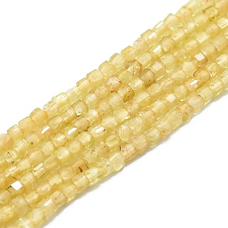 Natural Yellow Apatite Beads Strands G-P457-B01-13-1