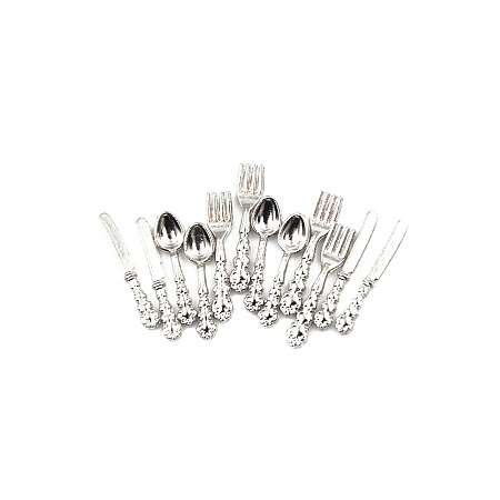 Plastic Silverware Miniature Ornaments PW-WGA9C53-02-1