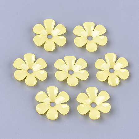 Opaque AS Plastic Bead Caps MACR-S365-06H-1