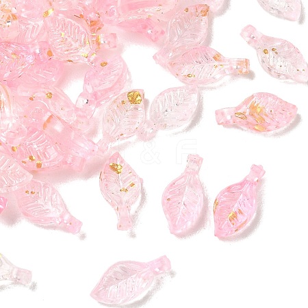 Transparent Acrylic and Gold Foil Pendants AC-CBAF9C1-04A-09-1
