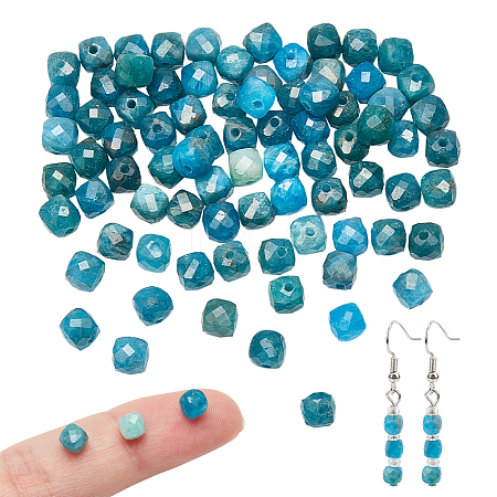 Natural Apatite Beads Strands G-NB0005-74-1
