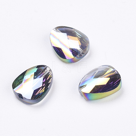 Imitation Austrian Crystal Beads SWAR-F059-10x8mm-31-1