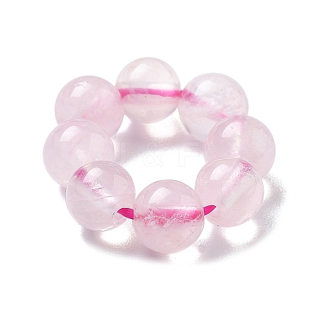 Natural Rose Quartz Beads G-P557-01C-1