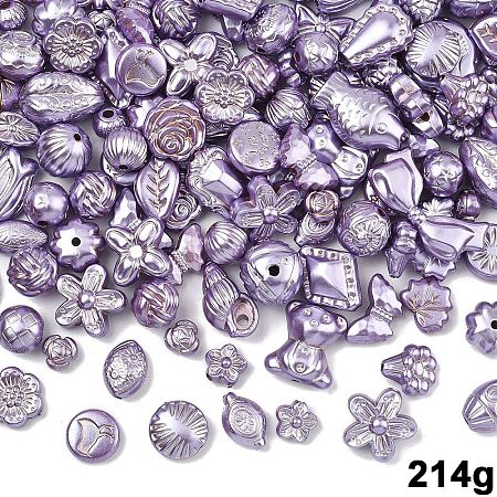 214G Pearlized Opaque Acrylic Beads OACR-YW0004-41C-1