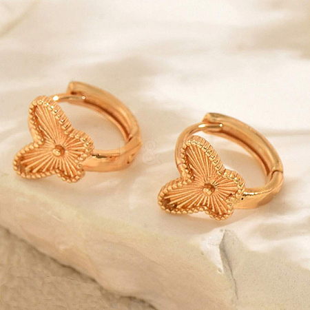 Brass Hoop Earrings CM4526-2-1
