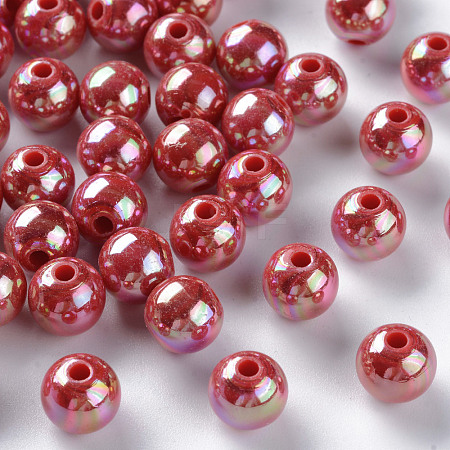 Opaque Acrylic Beads MACR-S370-D8mm-A14-1