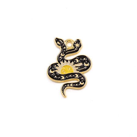 Alloy Enamel Pendants ENAM-CJC0008-08-1