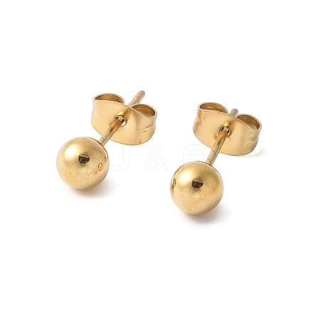 304 Stainless Steel Stud Earrings for Women EJEW-E603-06A-G-1
