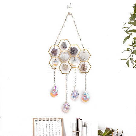 Teardrop Glass Suncatchers PW-WG4BE12-02-1