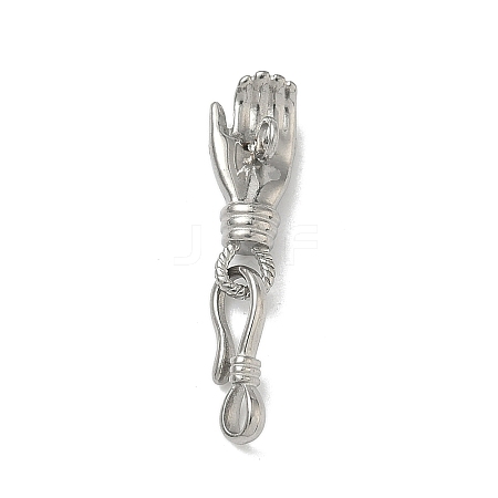 304 Stainless Steel S-Hook Clasps STAS-G373-04P-03-1