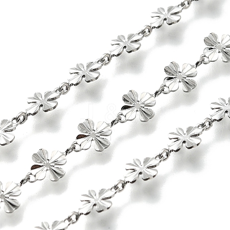 304 Stainless Steel Clover Link Chains CHS-A016-68P-A-1