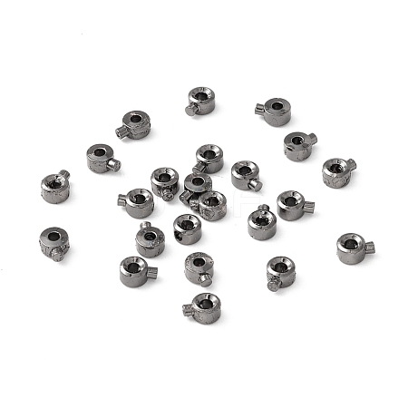 Brass Crimp Beads KK-E280-01B-1