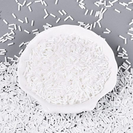 FGB Grade A Glass Round Bugle Beads SEED-Q040-06A-01-1