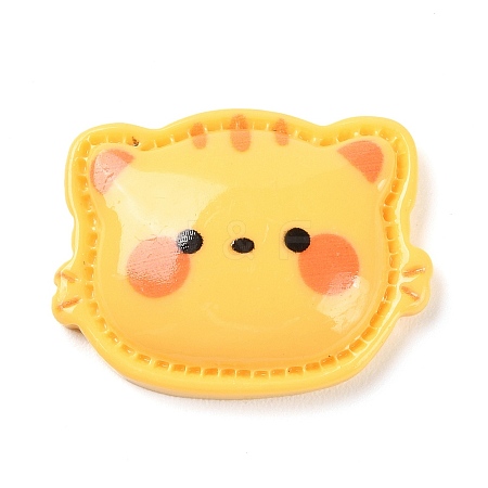 Animal Theme Opaque Resin Cabochons RESI-E046-01C-1