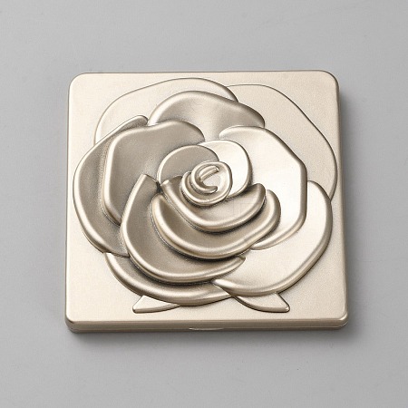 Square with Rose Plastic Foldable Mirrors FIND-WH0152-385C-1