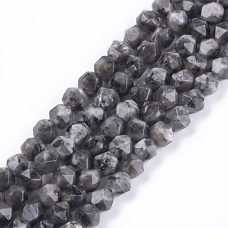 Natural Larvikite Beads Strands LS-G-S348-03-1