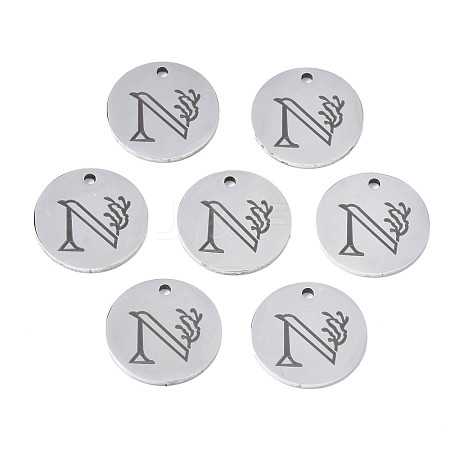 Non-Tarnish 304 Stainless Steel Charms STAS-T059-26P-N-1