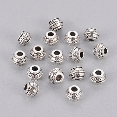 Tibetan Style Alloy Spacer Beads X-LF0586Y-NF-1