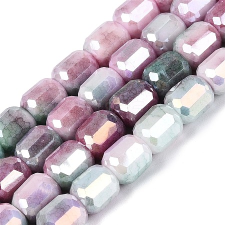 Anti-Tarnish Electroplate Glass Beads Strands EGLA-N027-03A-04-1