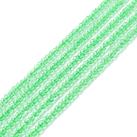 Transparent Glass Beads Strands GLAA-C019-01A-27-1