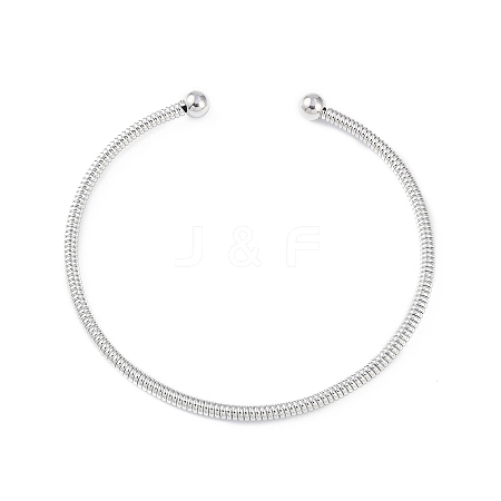 304 Stainless Steel Elasticity Necklaces for Women NJEW-S433-02P-1