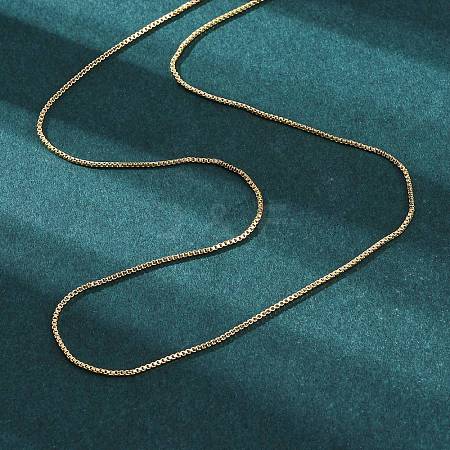 Brass Venetian Chain NJEW-E151-04G-1
