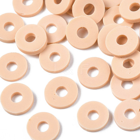 Eco-Friendly Handmade Polymer Clay Beads CLAY-R067-4.0mm-B47-1