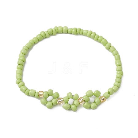 Glass Seed Stretch Bracelets BJEW-JB110103-05-1