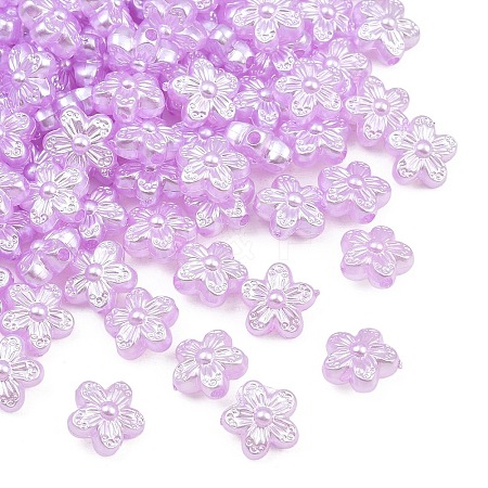 Imitation Pearl Acrylic Beads AC-CBAAA05-06B-1