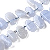 Natural Blue Lace Agate Beads Strands G-J403-03-1
