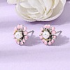 Brass Enamel Stud Earrings KK-CBA8324-27P-01-1