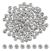 100Pcs Tibetan Style Alloy Beads TIBEB-DC0001-09-1
