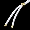 2.5MM Adjustable Braided Nylon Cords Necklace Making FB-CBAA152-02G-32-2