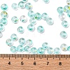 Baking Paint Transparent Colours Glass Round Beads SEED-L011-13A-03-4