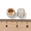 Alloy Rhinestone Clay Pave Beads ALRI-D300-01G-01-3