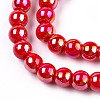 Electroplate Opaque Glass Beads Strands LS-GLAA-T032-P4mm-AB04-2