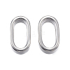 Tarnish Resistant 304 Stainless Steel Slider Charms X-STAS-F040-14-P-1