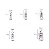 304 Stainless Steel Folding Crimp Ends STAS-CJ0001-49-2
